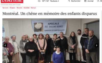 Un chêne en mémoire des enfants disparus